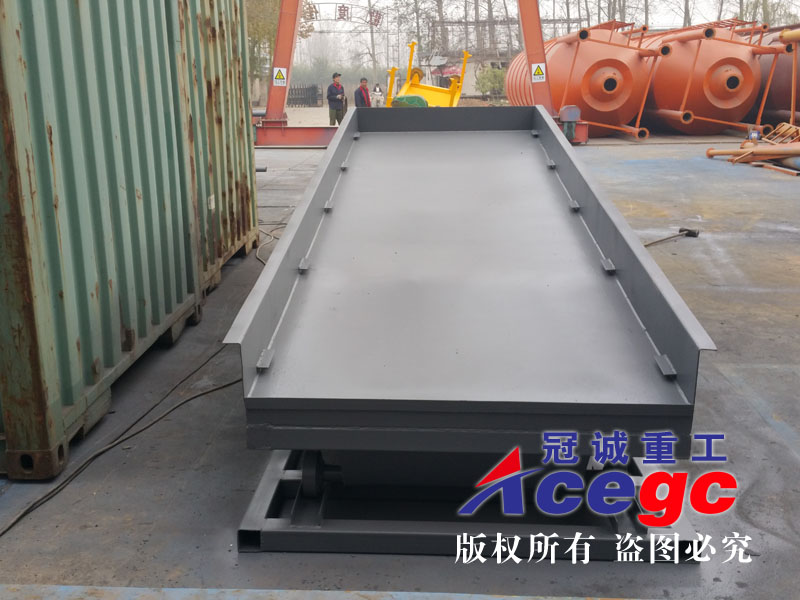 陸地固定式溜槽選寶石設(shè)備